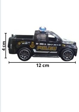 CARRINHO POLICIA METAL 